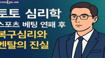 토토 심리학 스포츠 베팅 연패 후 복구심리와 멘탈의 진실 - 스포츠토토링크